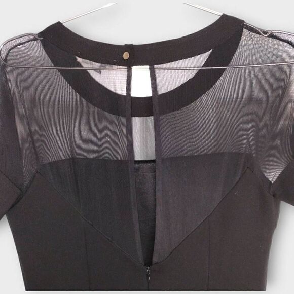 Lucy Paris Womens Dress Sz Large Black Stretch Witchycore Halloween Whimsicore - Picture 4 of 9